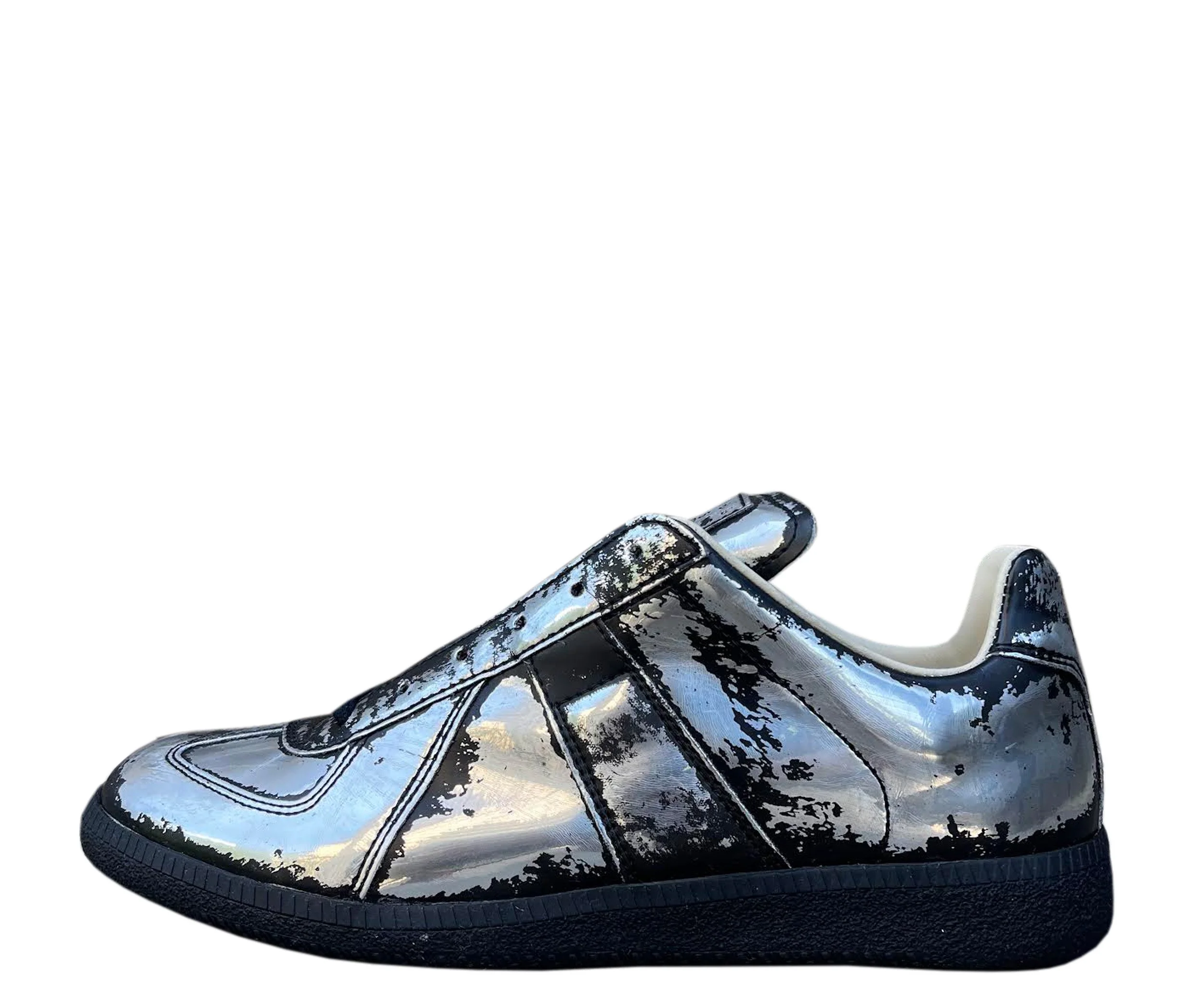 Women's Maison Margiela Replica Distressed Silver DS — RootsBK Women's Maison Margiela Replica Distressed Silver DS — RootsBK
